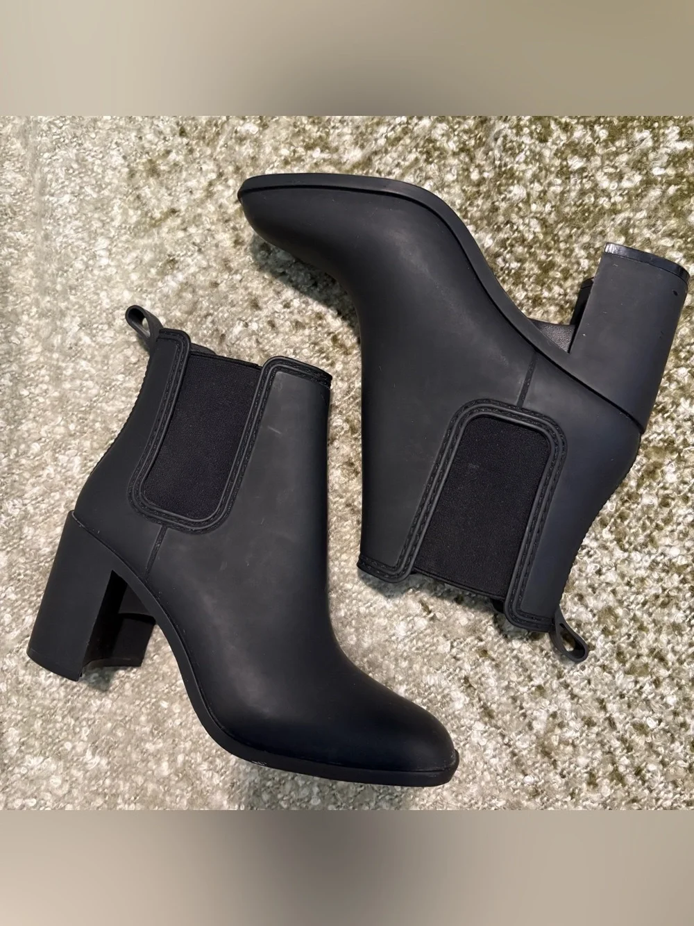 Jeffrey Campbell Hurricane Waterproof Chelsea Boot in Matte Black